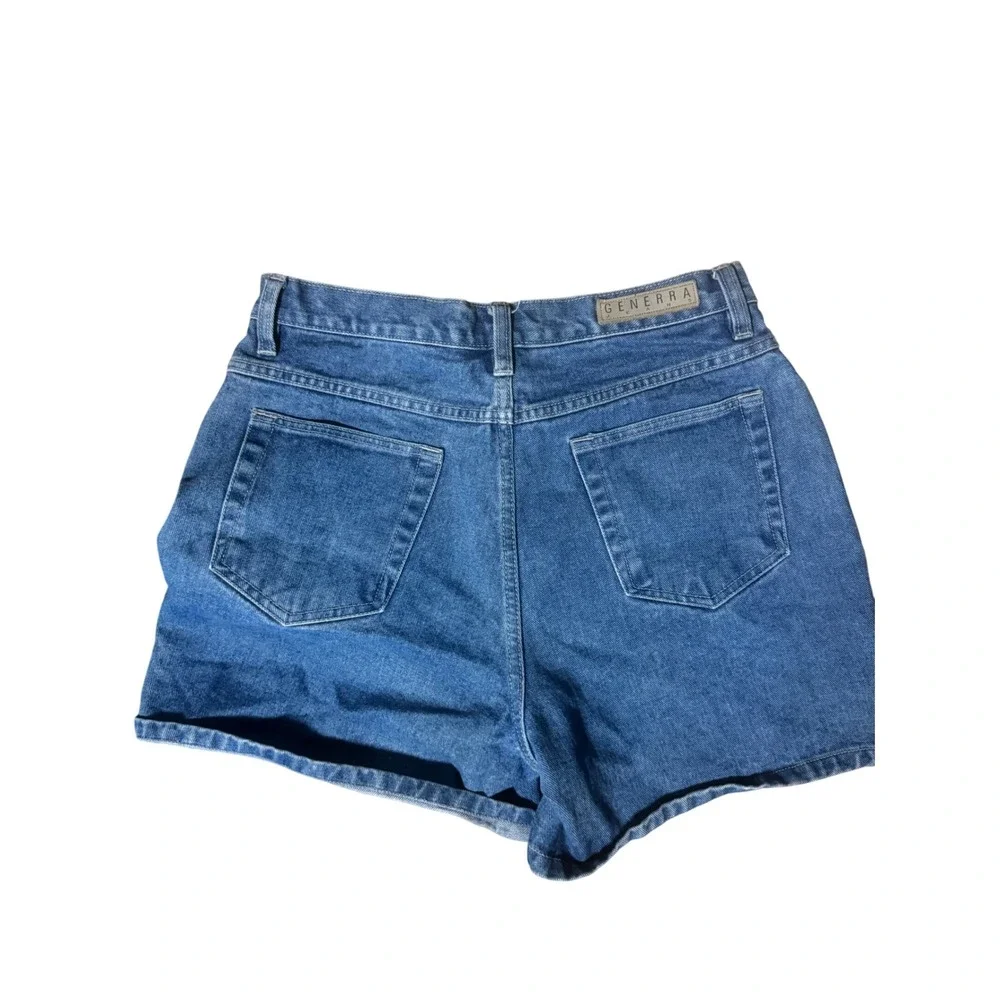 Generra Vintage Denim Jean Shorts Womens‎ Size 10 High Waist Blue